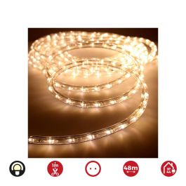 Tubo flexiled 2 vias fijo 48 m 30 leds/m ip44 blanco cálido