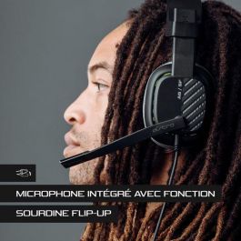 Logitech Auriculares con Micrófono Astro A10 Cableados para PC y Consolas con Control de Volumen y Silencio
