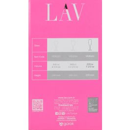 Set 6 Copas Cava Venue 220 cc - Lav (4 Cajas)