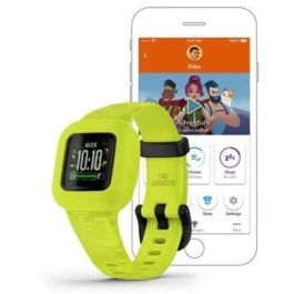 Garmin vivofit jr. 3 Camo Green, Monitor de actividad física para niños, Pantalla a color, Sumergible