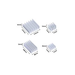 Raspberry Pi Disipador Térmico de Aluminio para PI4, Pack de 4, Núm. Artículo 202-0460 Precio: 5.68999959. SKU: B17SCRMXLZ