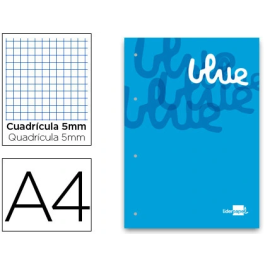 Liderpapel Bloc de Notas A4 Cuadriculado 5 mm Azul Natural 100 Hojas 100 g/m² Precio: 5.68999959. SKU: B14BHZ2TFL