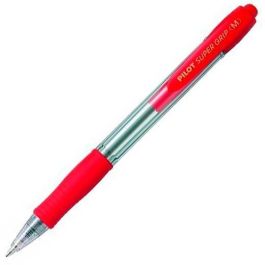 Pilot Bolígrafo Supergrip M Rojo, Tinta Base de Aceite, Punta de Bola 1.0 mm, Cuerpo Transparente, Grip Antifatiga Precio: 1.49999949. SKU: BIXNSGR