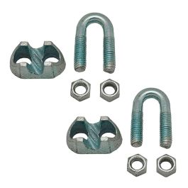 Sujetacable din-741 sjt01, acero galvanizado, m5 1/4". 2 unidades