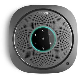 Snom C300 Speakerphone USB Bluetooth Manos Libres Gris 3W - Teléfono con 6 Micrófonos y Batería 5200mAh