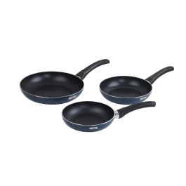 Set de 3 Sartenes de Aluminio para Inducción Basik Quttin - Inde (4 Cajas) Set de 3 Sartenes de Aluminio para Inducción Basik Quttin - Inde (4 Cajas)