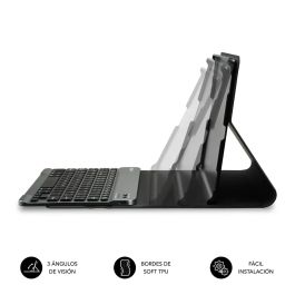 SUBBLIM SUBKT3-BTL330 KeyTab Pro BT para Lenovo Tab Plus 11.5" (2025) - Teclado Bluetooth y Funda Folio Negro