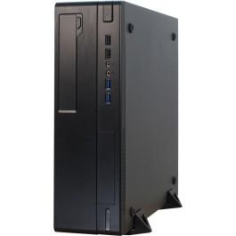 Inter-Tech IT-502 Mini Torre PC Escritorio Negro micro ATX/Mini-ITX con 2 USB 2.0 y 2 USB 3.2 Gen 1