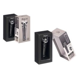 Argon Afeitadora 3 Cabezales Negra 600mAh USB, Luz LED, Motor 7500 RPM. Dimensiones: 15.8 x 5.7 x 5.5 cm (Set de 12)