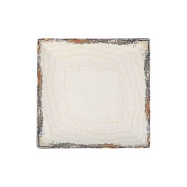 Plato Llano La Mediterránea Albus 24 x 24 x 2 cm (6 Unidades)