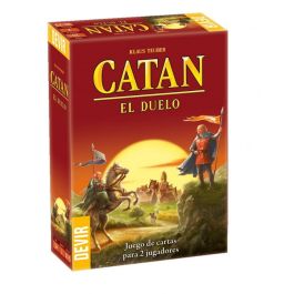 Devir Catan El Duelo, Juego de Mesa para 2 Jugadores, Versión Mejorada Los Príncipes de Catan, Ideal para Viajes