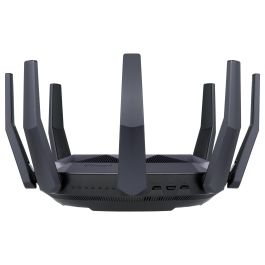 ASUS RT-AX89X Router WiFi 6 AX6000 Dual Band Negro 8 Antenas 2.4GHz 5GHz Ethernet MU-MIMO Mesh 2 Puertos USB 3.0