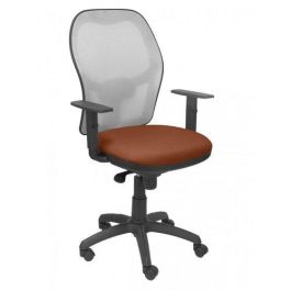 Silla Piqueras Y Crespo Jorquera Brazos Regulables Mecanismo Sincro Con Regulador De Tension Respaldo De Malla Gris Y Asiento Tapizado Bali Marron Precio: 319.50000027. SKU: S5702804