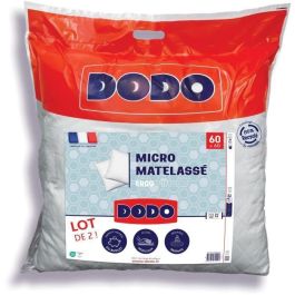 Dodo DOD3307419754423 - Juego de 2 almohadas micro acolchado 60 x 60 cm Blanco Precio: 28.78999948. SKU: B1CWKZE7EK