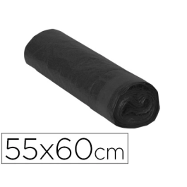 Blanca Bolsa de basura domestica negra con autocierre 55x60 cm rollo 15 unidades 23 litros Precio: 1.9941768. SKU: B149LA3BW7
