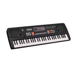 Organo electronico 61 teclas con microfono,toma usb y cable de audio 63x20x6 cm Precio: 41.50000041. SKU: S2407846