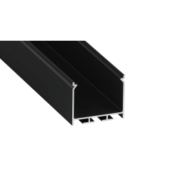 KIMERA Perfíl Aluminio NORS Anodizado Negro con Difusor Opal, Tapones y Clips Sujeción 2,02M Precio: 16.50000044. SKU: B19MZBQ77Z