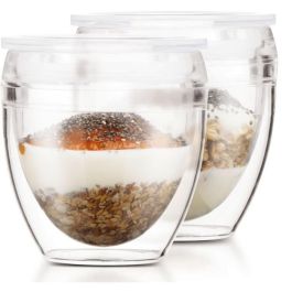 Bodum BOD0699965425944 Juego de 2 Vasos Pavina To Go, Plástico Doble Pared, Tapa Hermética, 20 cl, Transparente Precio: 24.69000039. SKU: B18P7MZ2E4