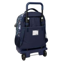 Safta Mochila Navy Niño Grande con Ruedas Compact Extraible 33x45x22cm