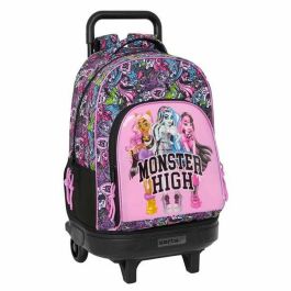 Mochila Escolar Monster High Drama Multicolor 33 x 45 x 22 cm Precio: 37.50000056. SKU: B17M64NDY2