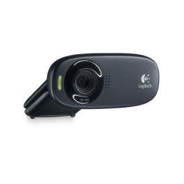 Logitech C310 Webcam HD 720p 5MP USB Micrófono RightSound Integrado Tecnología RightLight 2 para Videollamadas Negro