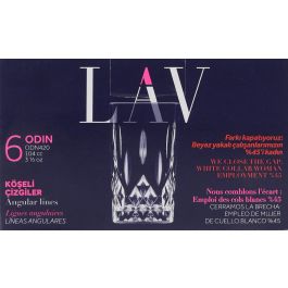 Set de 6 Vasos Odin 104 cc - Lav (12 Cajas) Set de 6 Vasos Odin 104 cc - Lav (12 Cajas)