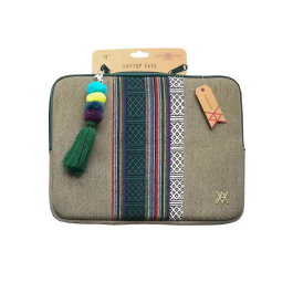 Funda para portátil Vam Vam Casablanca 12 pulgadas, protección acolchada y diseño artístico