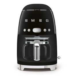 Smeg DCF02BLEU Cafetera de Goteo Estilo Años 50 Negra