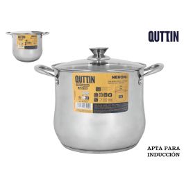 Inde Olla de Cocina New Neron, Capacidad 12 Litros, 26 cm de Diámetro, Acero Inoxidable, Apta para Inducción, Con Tapa. (4 Unidades) Precio: 150.99999948. SKU: B1B8TSQT3Q