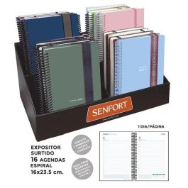 Agenda Anual (2026) Senfort Espiral D/P 160X235 Surtido Expositor De 16 Precio: 239.49999964. SKU: B1F4ECJ26G