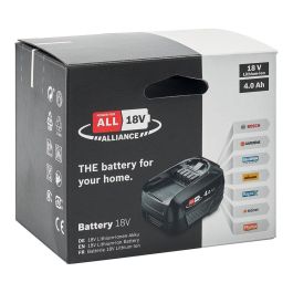 Bosch Batería 4.0Ah 18V P4A 5001519 - Li-ion, Carga Rápida, Compatible con Varias Marcas Bosch Batería 4.0Ah 18V P4A 5001519 - Li-ion, Carga Rápida, Compatible con Varias Marcas
