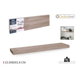 Estante mural MDF 23.5x80x3.8 cm color blanco - Confortime (4 Unidades) Precio: 45.50000026. SKU: B1JZCPAW9B