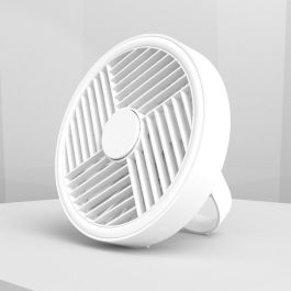 Ventilador de mesa portátil recargable led splash 5,5 W 6500 k blanco ø180 x 85 x 160 mm Precio: 18.91593. SKU: B1FZ2EBNJV