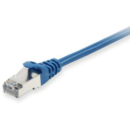 Equip 606207 Patchkabel Cat6A S/FTP 2xRJ45 7.5m Azul LSZH con Conectores Chapados en Oro, 10 Gigabit Ethernet