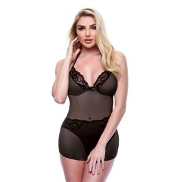 Conjunto de Lencería Baci Lingerie Negro (M/L) Conjunto de Lencería Baci Lingerie Negro (M/L)