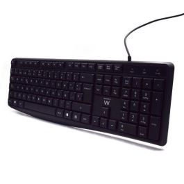 Teclado Ewent EW3001 Negro Qwerty Español