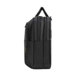 Targus Maletín Citygear para Portátil de 15.6 pulgadas, Negro, Resistente a Golpes, Poliéster, Poliuretano