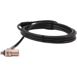 DICOTA Security Cable T-Lock Ultra Slim V2, con llave, para ranura de 3x7mm