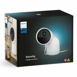 Philips Hue Cámara Secure con cable y soporte de escritorio - HD 1080P - Interior o exterior - Blanca