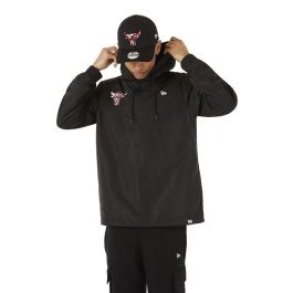 Sudadera con Capucha Hombre New Era Chicago Bulls Camo Logo Windbreacker Negro