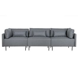 Sofa Moderno DKD Home Decor Gris 152.5 x 84 x 276 cm