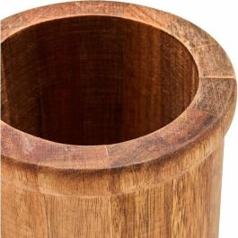 Livoo MES153 Juego de 4 Utensilios - Olla y Utensilios de Acacia FSC y Silicona - Olla 15 x 12 cm - 31 cm