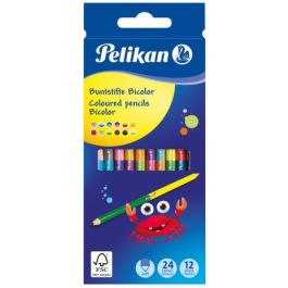 Pelikan BRB12LN Lápices de Colores Bicolor de Madera 24 Colores (12 unidades) Precio: 18.49999976. SKU: B139HMF72P