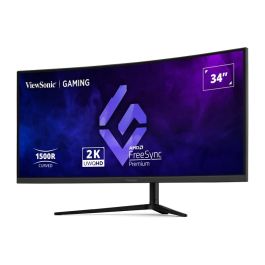 ViewSonic VX3418C-2K Monitor Gaming Curvo 34" (86,4 cm) UWQHD (3440x1440) VA 180Hz AMD FreeSync Premium, Negro