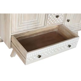 Buffet Boho DKD Home Decor Blanco Natural 42 x 75 x 115 cm