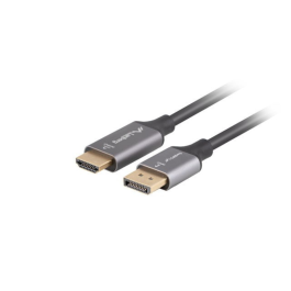 LANBERG Adaptador de Cable de Video CA-DPHD-20CU-0010-BK 1 m DisplayPort a HDMI Tipo A (Estándar) Negro, Plata Precio: 20.9500005. SKU: B1KP67K69Q