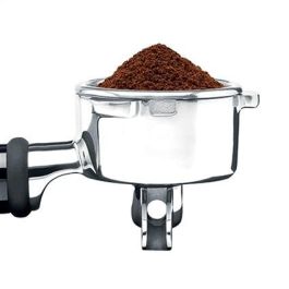 Sage Cafetera Espresso Manual con Molinillo Barista, 3 Segundos, Acero Inoxidable