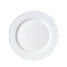 STEELITE Plato Liso Simplicity de Vitro Porcelana, 27 cm Diámetro, Blanco, para Hostelería (Set de 24) Precio: 17.9322. SKU: B1FK4DLH9M