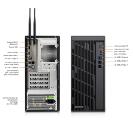 Phoenix technologies Ordenador Phoenix Core Intel I5 14400 8GB RAM 512GB NVMe Windows 11 Pro WiFi 6 Bluetooth 5.2