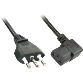 Lindy Cable de Alimentación IEC Acodado 2m Italiano, Resistente a Temperaturas Altas, Para Instalaciones Estrechas y Uso Profesional Precio: 5.89000049. SKU: B1BE853VKG